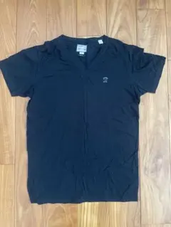 DIESEL ブラック Vネック Tシャツ S