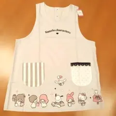 サンリオキャラクターズ エプロン 保育士エプロン　サイズLL~3Lのサムネイル