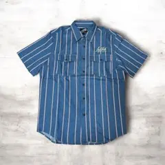 【人気完売品】LEFLAH レフラー 半袖シャツ ストライプのサムネイル