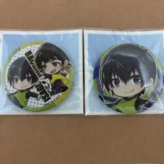 ブルーロック 百均 缶バッチ 潔世一 蜂楽廻 2個セット