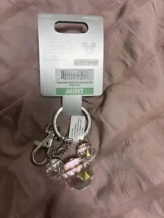 カリフォルニアディズニー ミッキー　クリスタル キーチェーン