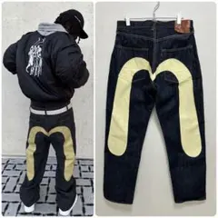 EVISU No.2 Lot.2001 W34×L35 ホワイト大黒ビッグカモメのサムネイル