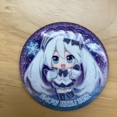雪ミク　2012 缶バッジ