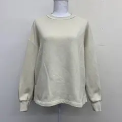 【b403】アメリカンホリック アイボリー トレーナー 美品 M クルーネック