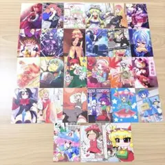 東方トレーディングカード　彩　27枚　同人カード　上海アリス幻樂団 東方トレーディングカード 彩 27枚 同人カード 上海アリス幻樂団