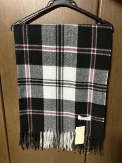 マフラー　ストール　チェック　レディース