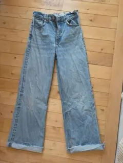 ZARA ザラ ワイドレッグ デニム 34のサムネイル
