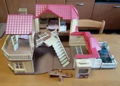 シルバニアファミリーあかりの灯る大きなお家まとめ売り