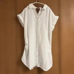 最終値下げSUREVE ホワイト 半袖シャツ　チュニック　 M