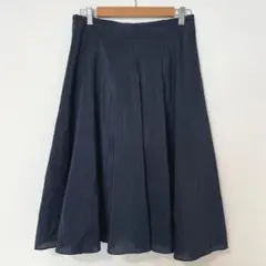 リフレクト フレアスカート ミモレ丈 コットン混 上品 日本製 11 Lのサムネイル
