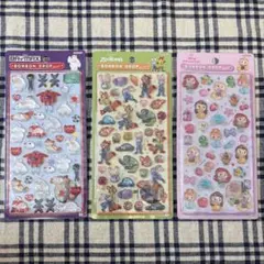 【新品正規品】ボンボンドロップシール ディズニー 3点セット