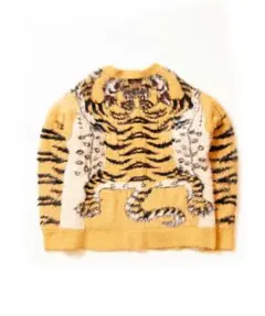 【新品未使用】SEVESKIG Tiger Knit Cardiganのサムネイル