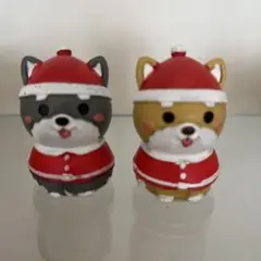 リトルフレンド　クリスマス柴犬　キャンドゥ