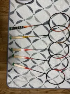 YONEX バドミントンラケット 5本セット レアのサムネイル