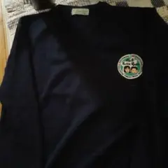 Plum Field ネイビー学生セーター Lサイズ