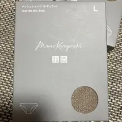 マメクロゴウチ　UNIQLOメッシュショーツ　L ブラウン