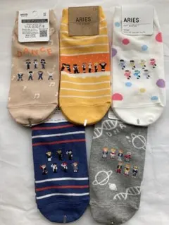 BTS モチーフソックス ② 5足セット