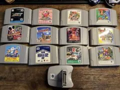H*u様 【ジャンク品】Nintendo 64ソフト 12本　周辺機器　まとめ売