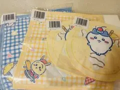 ちいかわ　クレープくじ　D賞　E賞　タオル4枚セット