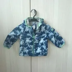 【Baby GAP】恐竜柄迷彩フード付きアウター 18-24ヶ月