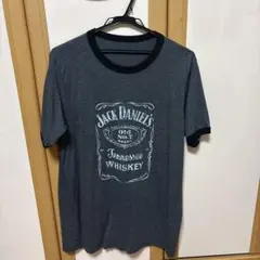 Jack Daniel's リンガーTシャツ グレー