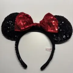 ミニーマウス スパンコールカチューシャ