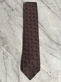バレンシアガ 90s 花柄 刺繍 ジャガード シルク 100% ネクタイ 日本製