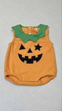 西松屋 ハロウィン カボチャ ロンパース