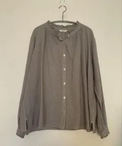 studio CLIP チェック柄長袖シャツ Mサイズ