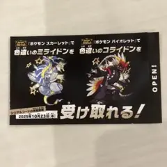 ポケモンスカーレットバイオレット　色違い　ミライドン　コライドン