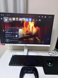 即日発送PS5 ディスク版コントローラー1個165Hzモニターロジクールキーマウ