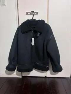 スウェードボアフェイクムートンB-3ジャケットブルゾン