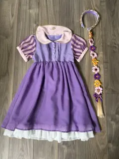 ラプンツェルドレス　120 カチューシャ付き