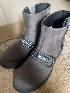 23cm ムーンスター　ニーモ　グレー ショートブーツのサムネイル