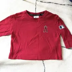 MLB エンジェルス Tシャツ サイズ80 赤　記名なし　匿名配送