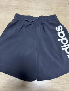 adidas ブラック ハーフパンツ 150cm