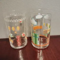 スーパーマリオブラザーズグラス　土管＆プクプク　一番くじ　2個セット