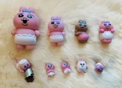 おぱんちゅうさぎ ソフビ人形　9点まとめ売り