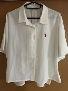 U.S. POLO ASSN. 半袖シャツ ホワイト M