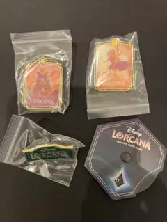 ディズニー　ロルカナ　ピンバッジセット