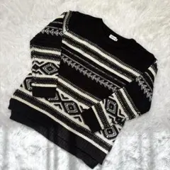 LEPSIM ミックス柄ニット