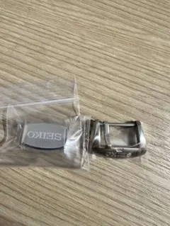 SEIKO 腕時計用 純正尾錠 ＆ 遊環セット２０ｍｍのサムネイル
