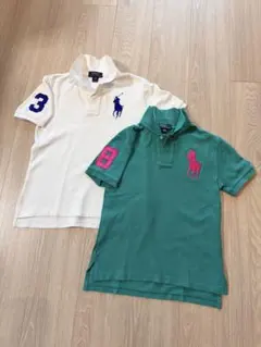 ポロラルフローレン　ポロシャツ　2枚セット　キッズS 8 140