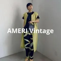 AMERI ロングトップス　ジレ　リバーシブル　完売品　　イエロー
