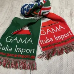 R*様 GAMA イタリア サッカーマフラー フットボール 古着 グリーン