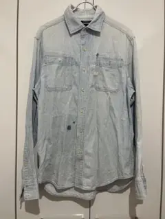 G-STAR RAWデニム長袖シャツ ライトブルー