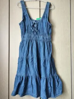 【新品】GAP　ノースリーブ　デニム調　ワンピース　Mサイズ
