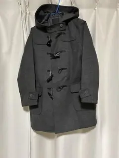 未使用　訳あり　KBF グレー ダッフルコート フード付き　自宅保管品