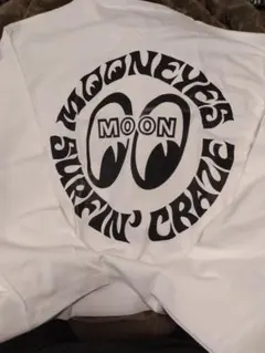 MOONEYES サーフィン・クレイジー ロングTシャツ L ホワイト