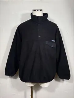 希少ポルトガル製 patagonia XL ブラック snap-t 96年製